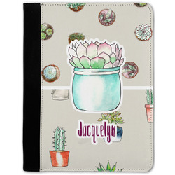 Cactus Notebook Padfolio - Medium w/ Name or Text