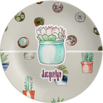 Cactus Melamine Salad Plate - 8" (Personalized)