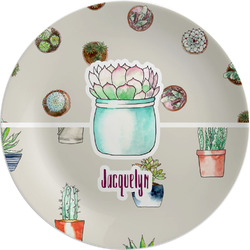 Cactus Melamine Plate (Personalized)