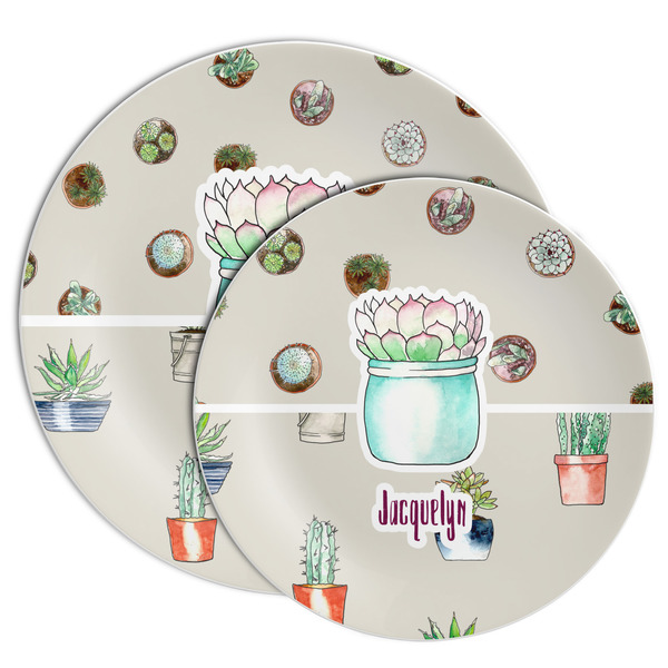 Cactus Melamine Plates - PARENT/MAIN