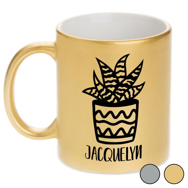 Cactus Metallic Mugs