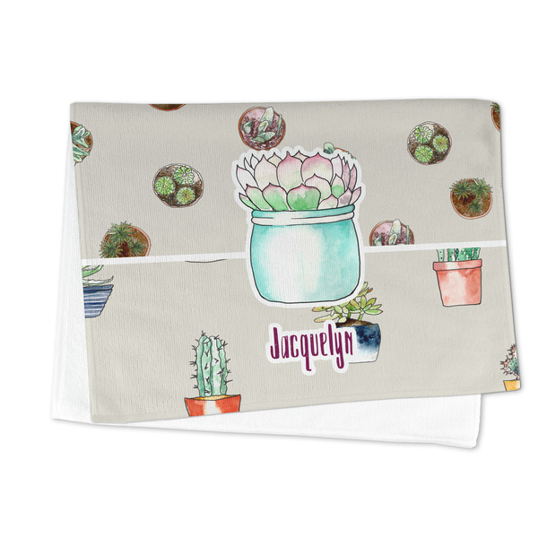 Cactus Microfiber Dish Towel - FOLDED HALF