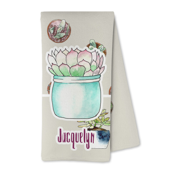 Custom Cactus Kitchen Towel - Microfiber (Personalized)