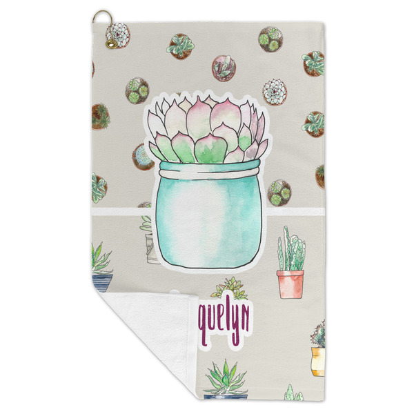 Cactus Microfiber Golf Towels - FOLD