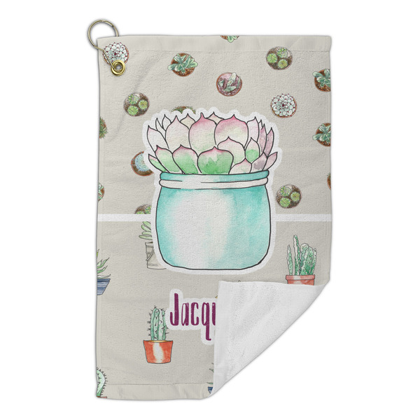 Cactus Microfiber Golf Towels Small - FRONT FOLDED