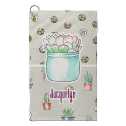 Cactus Microfiber Golf Towel - Small (Personalized)