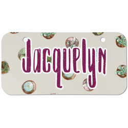 Cactus Mini/Bicycle License Plate (2 Holes) (Personalized)