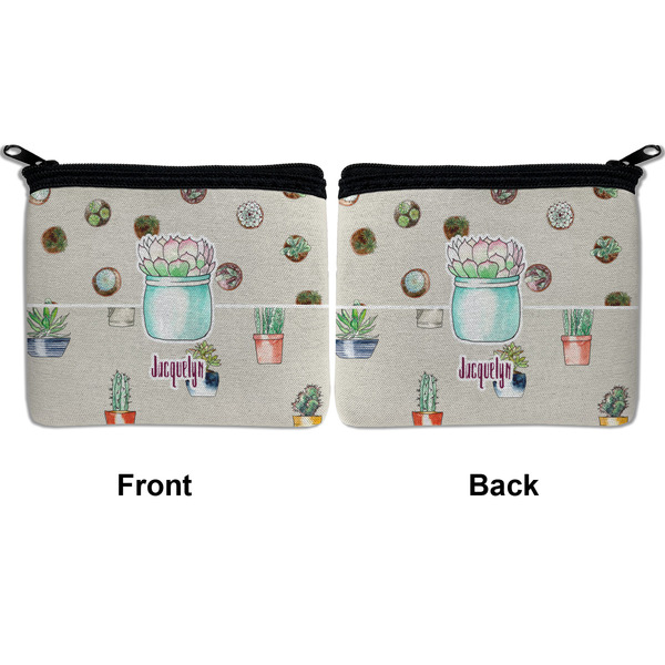 Cactus Neoprene Coin Purse - Front & Back (APPROVAL)