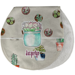Cactus Burp Pad - Velour w/ Name or Text