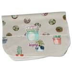 Cactus Burp Cloth - Fleece w/ Name or Text