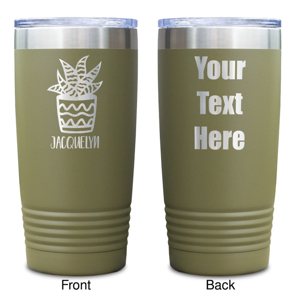 Cactus Olive Polar Camel Tumbler - 20oz - Double Sided - Approval