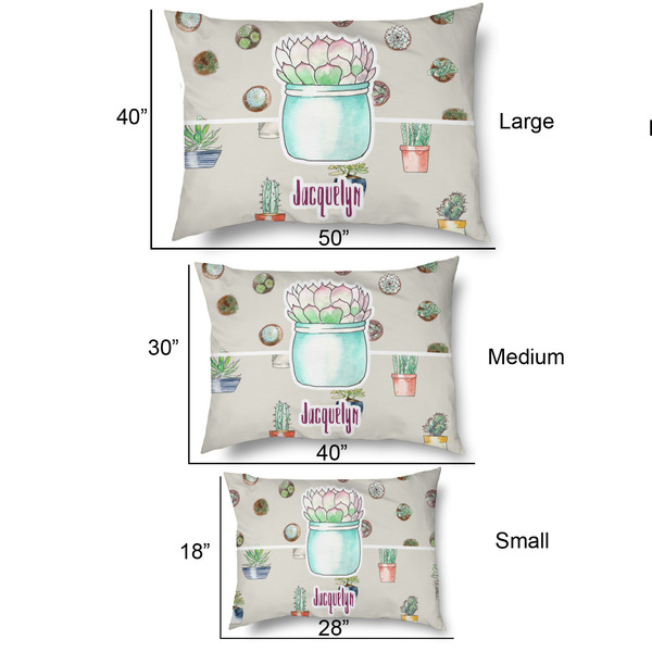 Cactus Outdoor Dog Beds - SIZE CHART