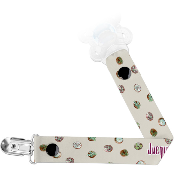 Custom Cactus Pacifier Clip (Personalized)