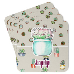 Cactus Paper Coasters (Personalized)