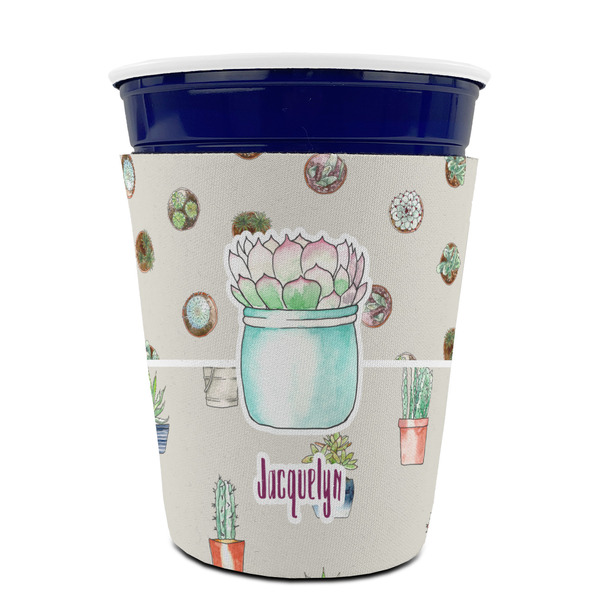 Cactus Party Cup Sleeves - without bottom - FRONT (on cup)