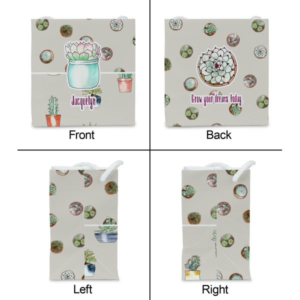 Cactus Party Favor Gift Bag - Matte - Approval