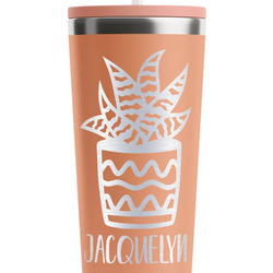 Cactus RTIC Everyday Tumbler with Straw - 28oz - Peach - Double-Sided (Personalized)