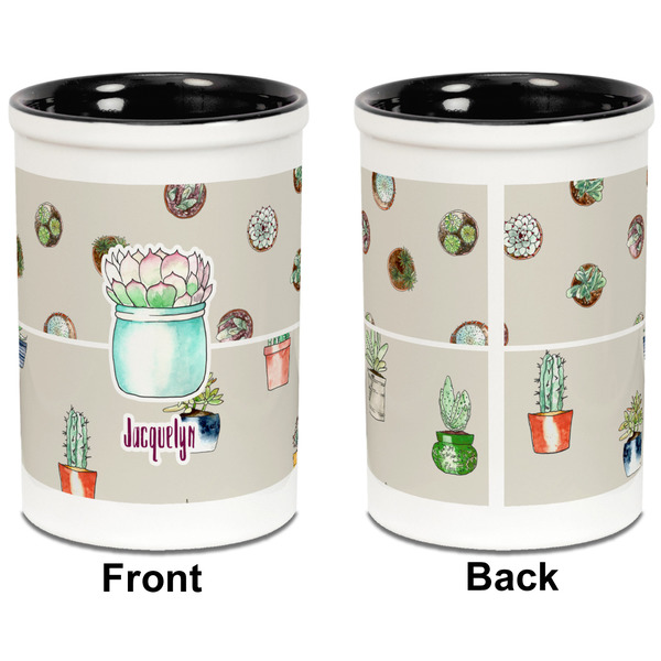 Cactus Pencil Holder - Black - approval