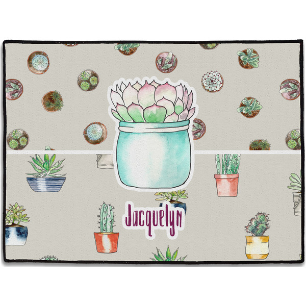 Custom Cactus Door Mat (Personalized)