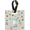 Cactus Plastic Luggage Tag - Square w/ Name or Text