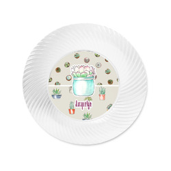 Cactus Plastic Party Appetizer & Dessert Plates - 6" (Personalized)