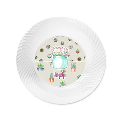 Cactus Plastic Party Appetizer & Dessert Plates - 6" (Personalized)