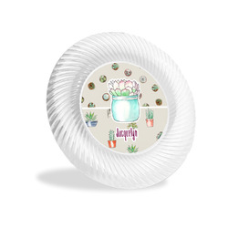 Cactus Plastic Party Appetizer & Dessert Plates - 6" (Personalized)