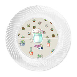 Cactus Plastic Party Dinner Plates - 10" (Personalized)