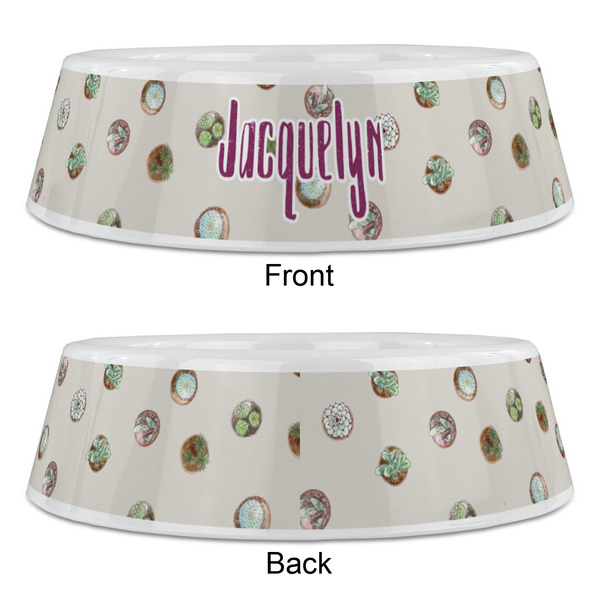 Cactus Plastic Pet Bowls - Large - APPROVAL