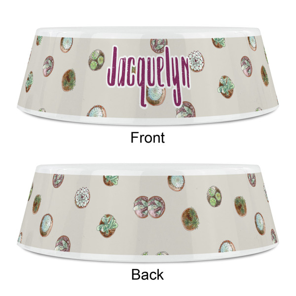 Cactus Plastic Pet Bowls - Small - APPROVAL