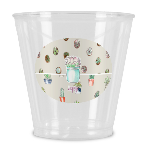 Custom Cactus Plastic Shot Glass (Personalized)