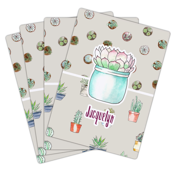Cactus Playing Cards - Hand Back View
