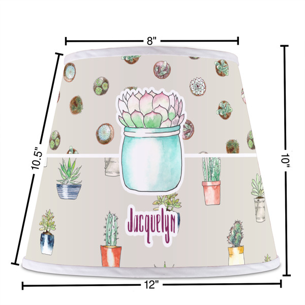 Cactus Poly Film Empire Lampshade - Dimensions
