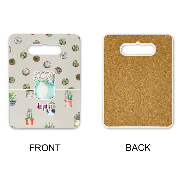 Cactus Rectangle Trivet with Handle - APPROVAL