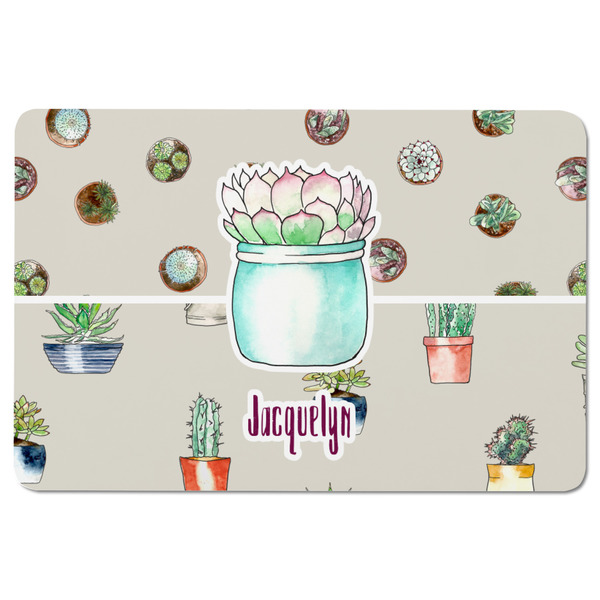 Cactus Rectangular Fridge Magnet - FRONT