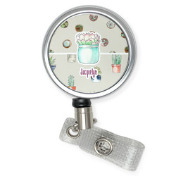 Cactus Retractable Badge Reel (Personalized)