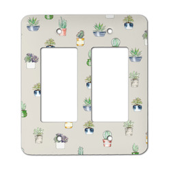 Cactus Rocker Style Light Switch Cover - Two Switch
