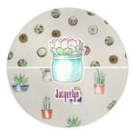 Cactus 5' Round Indoor Area Rug (Personalized)