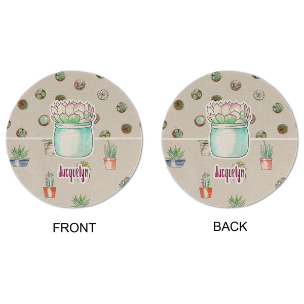 Cactus Round Linen Placemats - APPROVAL (double sided)