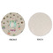 Cactus Round Linen Placemats - APPROVAL (single sided)