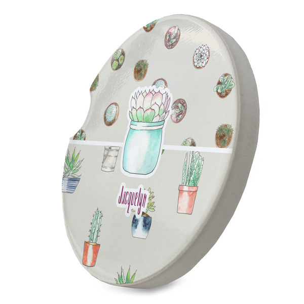 Cactus Sandstone Car Coaster - STANDING ANGLE