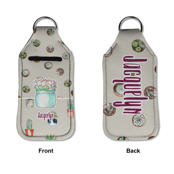 Cactus Sanitizer Holder Keychain - Large APPROVAL (Flat)