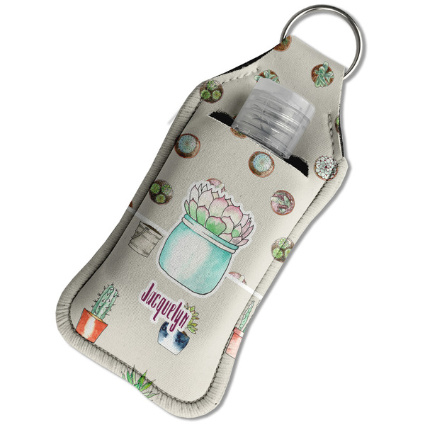 Cactus Sanitizer Holder Keychain - Large in Case