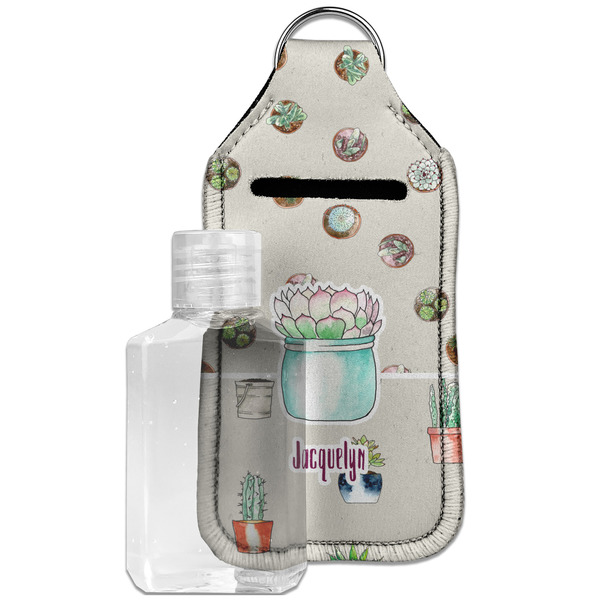 Custom Cactus Hand Sanitizer & Keychain Holder - Large (Personalized)