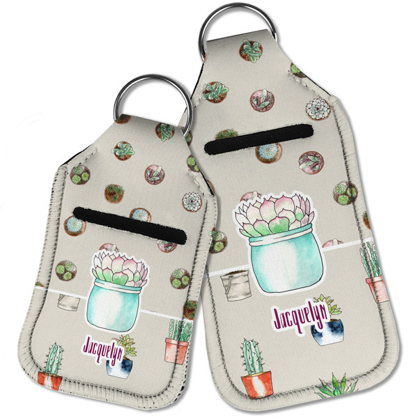 Cactus Sanitizer Holder Keychain - Parent Main