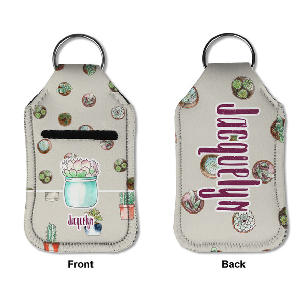 Cactus Sanitizer Holder Keychain - Small APPROVAL (Flat)