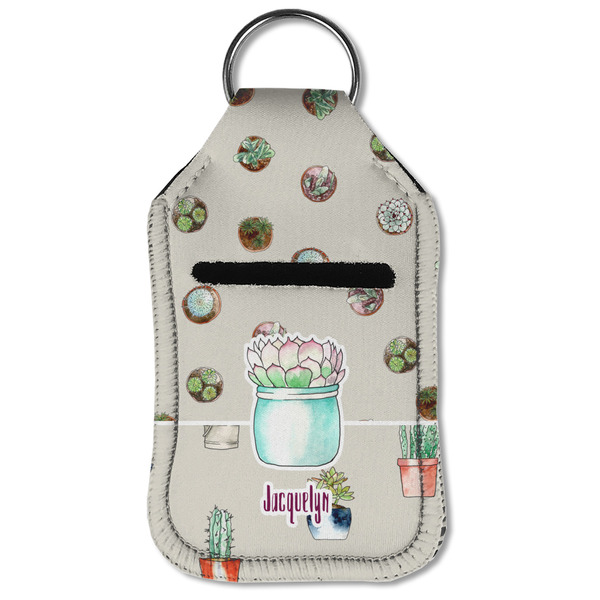 Cactus Sanitizer Holder Keychain - Small (Front Flat)