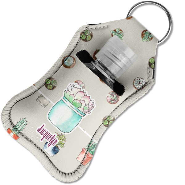 Cactus Sanitizer Holder Keychain - Small in Case