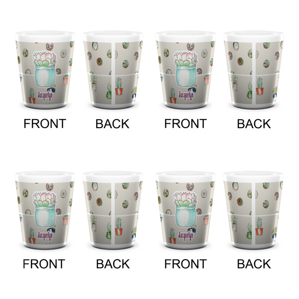 Cactus Shot Glass - White - Set of 4 - APPROVAL