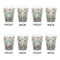 Cactus Shot Glass - White - Set of 4 - APPROVAL